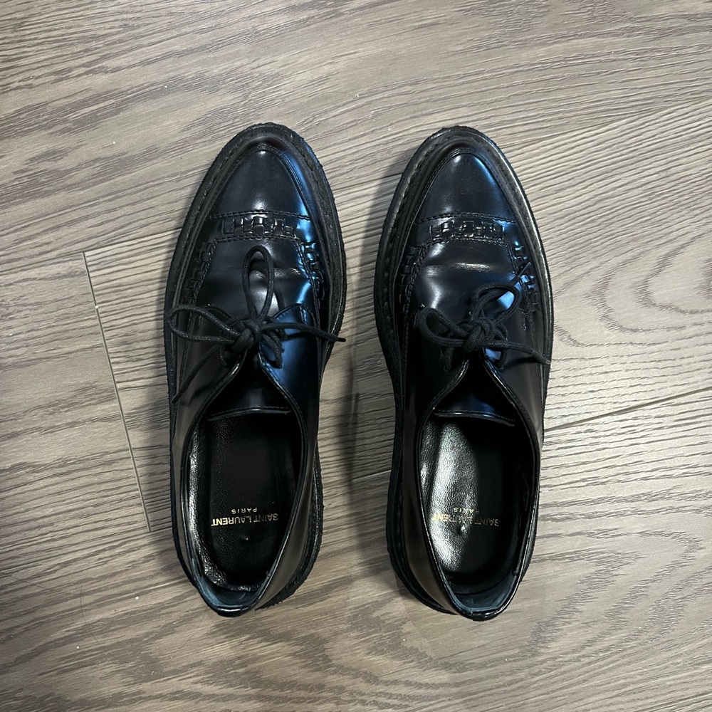 YSL Saint Laurent Loafers Black